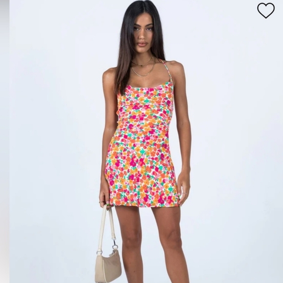 Princess Polly Dresses & Skirts - NWT Princess Polly Celena Rainbow Floral Mini Dress